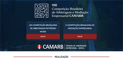 Desktop Screenshot of competicao.camarb.com.br