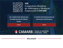 Tablet Screenshot of competicao.camarb.com.br